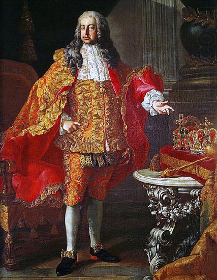 Portrait of Charles VI, Holy Roman Emperor, unknow artist